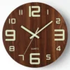 8e4dd068-db9a-458b-b053-bcf572450050 Walnut Wooden Wall Clock
