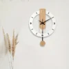dc87c7cf-3929-4363-a213-39cc0e46f8e8 Modern Silent Pendulum Wall Clock
