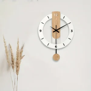 dc87c7cf-3929-4363-a213-39cc0e46f8e8 Modern Silent Pendulum Wall Clock